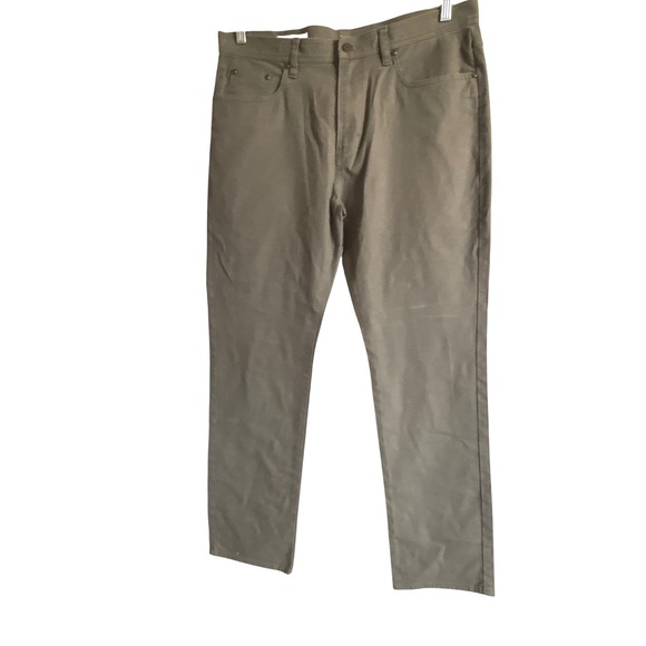 Onward Reserve Mens 36x32 Olive Green Casual Pants Cotton Blend - Picture 1 of 12